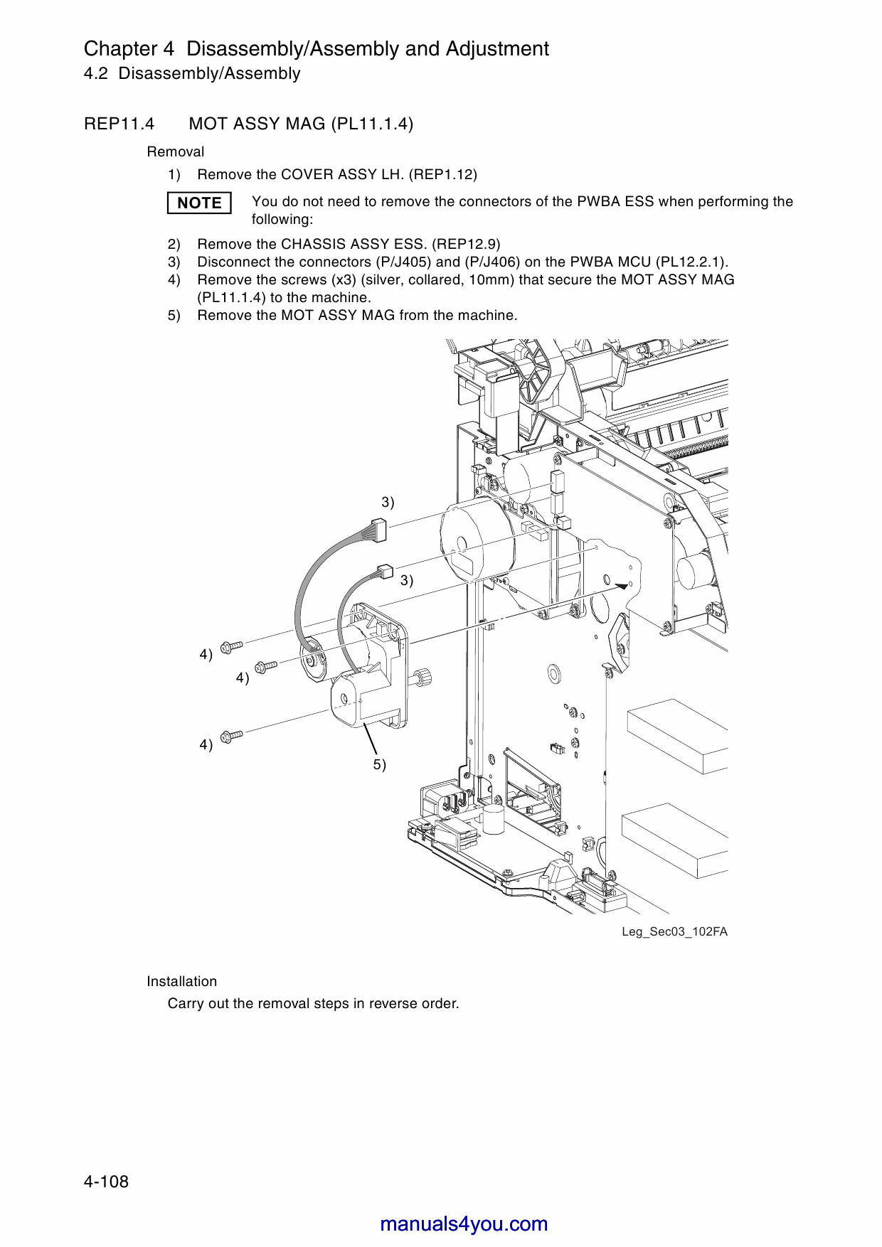 Xerox DocuPrint C525A Fuji Color-Laser-Printer Parts List and Service Manual-4
